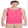Fashion Gildan 5200 Heavy Adult Tank Top Safety Pink Small view 1