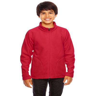 Team 365 TT90Y Youth Campus Jacket Sport Red Large