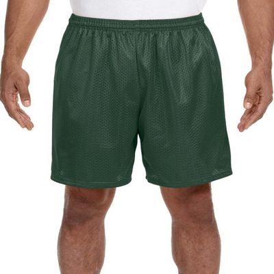 A4 N5293 Adult Tricot-Lined 7 Mesh Short Forest X-Small