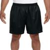 A4 N5293 Adult Tricot-Lined 7 Mesh Short Black 4X-Large view 1