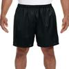 A4 N5293 Adult Tricot-Lined 7 Mesh Short Black 4X-Large view 2