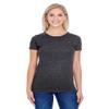 Threadfast Apparel 202A Ladies Triblend Tee Royal Triblend Large view 2
