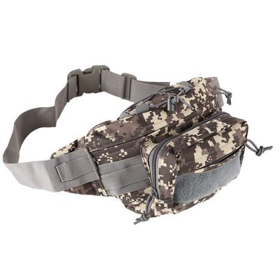 DLP Tactical MOLLE CCW Waist Bag ACU  Tactical EDC Fanny Pack with Concealed Carry Compartment  600D Nylon Belt Bag with Multiple Pockets Bungee Retention and MOLLE Attachment