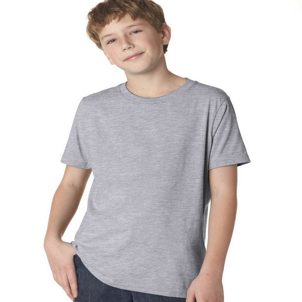 Next Level 3310 Premium Short Sleeve Crew Tee Heather Grey Small