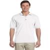 Fashion Gildan G8800 Jersey Polo White 4X-Large view 3