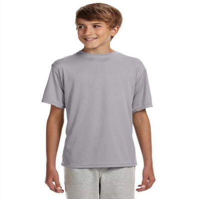 A4 NB3142 Youth Cooling Performance Tee Silver X-Large