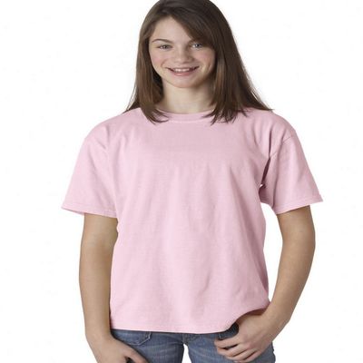 Chouinard 9018 Youth Garment-Dyed Ring-Spun Cotton Tee Blossom Large