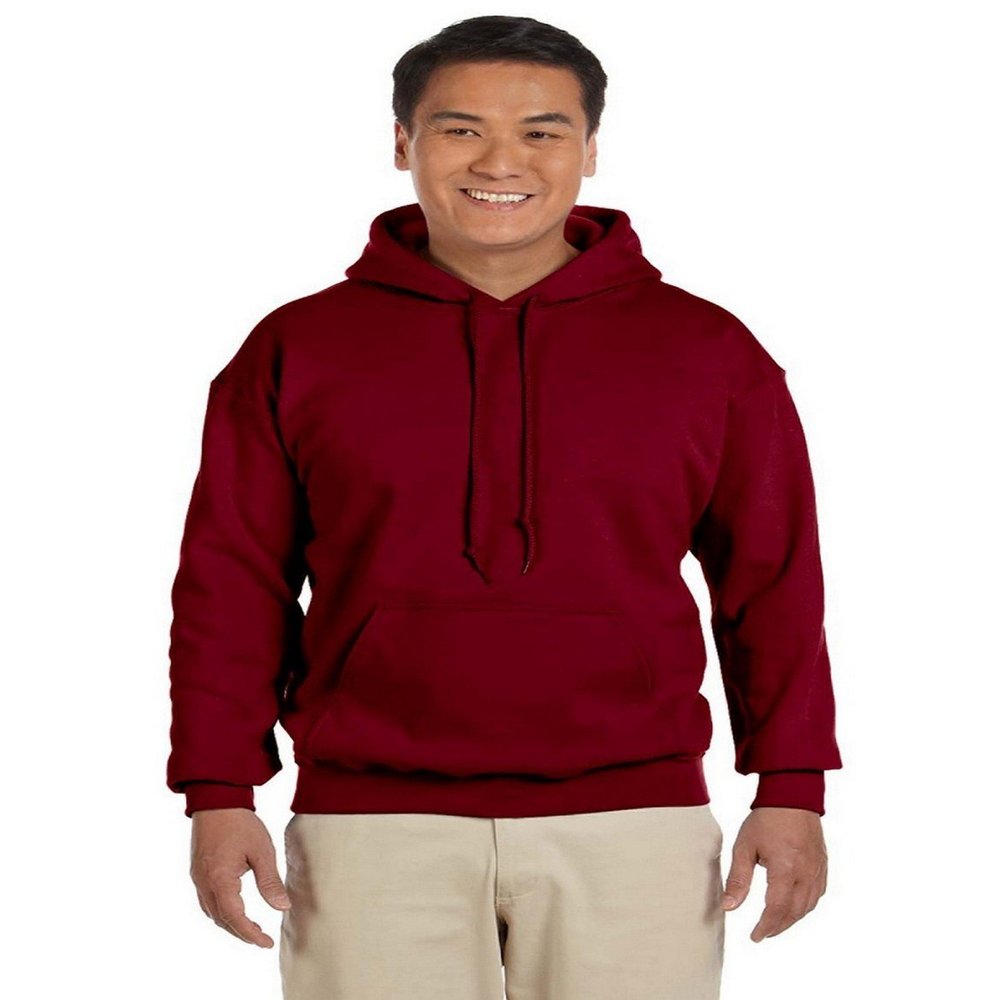 Fashion Gildan 18500 Hooded Sweatshirt Antique Cherry Red Large