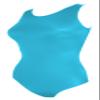 Sookie Active Basic Tank Leotard (LIGHT BLUE, Ladies X-Small) view 2