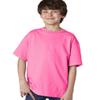 Fashion Gildan 2000B Youth T Shirt Safety Pink Medium view 1
