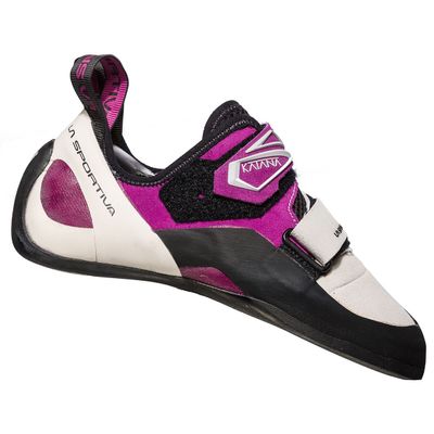 La Sportiva Girls' Katana Woman Climbing Shoes, Multi-Coloured (White/Purple 000), 2UK Child