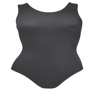 Sookie Active Basic Tank Leotard (CHARCOAL, Ladies 3X-Large)