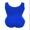 Sookie Active Basic Tank Leotard (ROYAL, Ladies Medium) view 3
