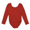 Sookie Active Basic Long Sleeve Leotard (RED, Youth 4-6) view 1