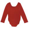 Sookie Active Basic Long Sleeve Leotard (RED, Youth 4-6) view 2
