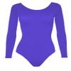 Sookie Active Basic Long Sleeve Leotard (LAVENDER, Ladies 2X-Large) view 1