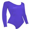 Sookie Active Basic Long Sleeve Leotard (LAVENDER, Ladies 2X-Large) view 2