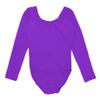 Sookie Active Basic Long Sleeve Leotard (AZURE, Youth 6-8) view 1