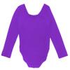 Sookie Active Basic Long Sleeve Leotard (AZURE, Youth 6-8) view 2