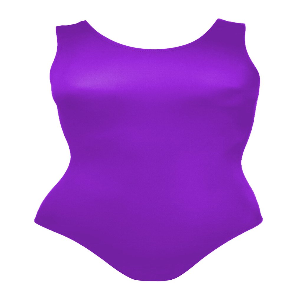 Sookie Active Basic Tank Leotard (AZURE, Ladies Medium)