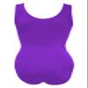 Sookie Active Basic Tank Leotard (AZURE, Ladies Medium) view 3