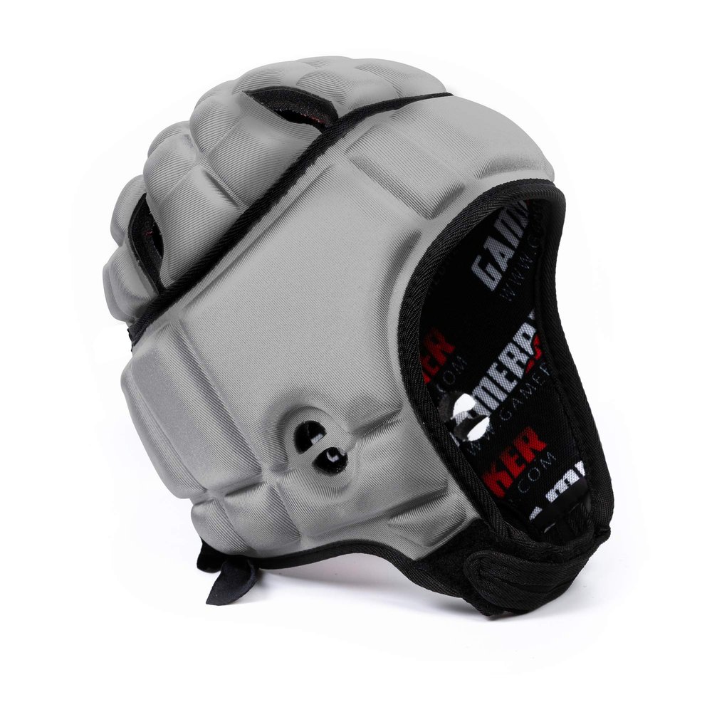 GB Multi-Sport Protective Headgear GB-4-02 (Silver, Medium), Soft-Shell Helmet for Various Sports, Protective Sports Gear with Superior Ventilation Design - GameBreaker