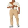 Amazon Essentials Men's Relaxed-Fit Casual Stretch Khaki, Dark Khaki, 36W x 29L view 4