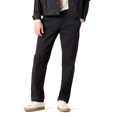 Amazon Essentials Mens Straight-Fit Casual Stretch Chino Pants, Black, 30W x 30L