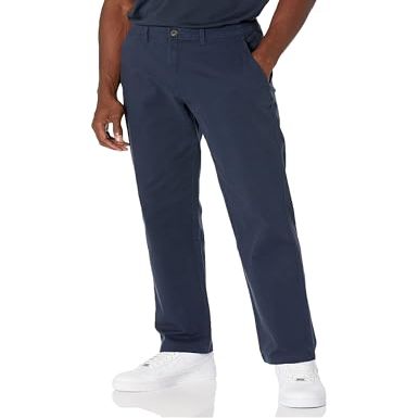 Amazon Essentials Men's Classic-Fit Casual Stretch Chino Pant, Dark Navy, 32W x 29L