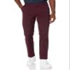 Amazon Essentials Men's Straight-Fit Casual Stretch Khaki, Burgundy, 30W x 34L view 1