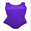 Sookie Active Basic Tank Leotard (PURPLE, Ladies 2X-Large) view 1