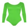 Sookie Active Basic Long Sleeve Leotard (LIME, Ladies 3X-Large) view 1