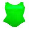 Sookie Active Basic Tank Leotard (LIME, Ladies Medium) view 1