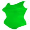 Sookie Active Basic Tank Leotard (LIME, Ladies Medium) view 2