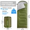FARLAND Sleeping Bags 30 for Adults Teens Kids with Compression Sack Portable and Lightweight for 3-4 Season Camping, Hiking,Waterproof, Backpacking and Outdoors view 2