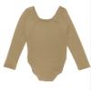 Sookie Active Basic Long Sleeve Leotard (NUDE, Youth 8-10) view 2