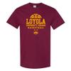 UGP Campus Apparel AS08 - Loyola University Chicago Ramblers Basketball Hype T-Shirt - 2X-Large - Maroon view 1