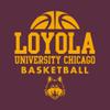 UGP Campus Apparel AS08 - Loyola University Chicago Ramblers Basketball Hype T-Shirt - 2X-Large - Maroon view 4