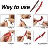 30pcs Fishing Hook Wide Gap Jig Fishing Hook Set Bass Hook Offset Worm Hooks (4/0) view 2