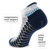 Balega Silver Compression Fit Performance No Show Athletic Running Socks for Men and Women (1 Pair), Grey/Neon Coral, Small view 4