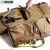 Savior Equipment American Classic Tactical Double Long Gun Bag Pistol Transportation Case w/Backpack Strap, 46 Inch Flat Dark Earth Tan view 3