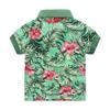 Baby Boy Suit Short Sleeve Flower T-Shirt with Elastic Waist White Hot Holes Shorts Clothes Set view 3