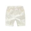 Baby Boy Suit Short Sleeve Flower T-Shirt with Elastic Waist White Hot Holes Shorts Clothes Set view 4