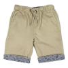 Bienzoe Cotton Casual Boy Shorts: Elastic Waist Bermuda - Kids Aged 4-13 Years Breathable Fit for Summer School Everyday Wear Khaki Size 12 view 1