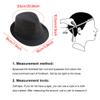 Queenbox Child Linen Fedora Hat Boy Girl Jazz Cap Kids Straw Sun Cowboy Hat Black view 2