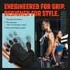 MAVA Open Gym Gloves for Men & Women; Padded Weight Lifting Gloves with Wrist Support for Comfort, Protection; Strong-Grip Fingerless Design for Men & Women; Anti-Sweat Gym Accessories view 4