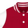Creative Knitwear College Baby NCAA Officially Licensed Letterman Varsity Jacket - Oklahoma Logo - Crimson - 3-6 Months view 2