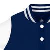 Creative Knitwear College Baby Letterman Varsity Jacket - Michigan M Logo - Navy - 24 Months view 2