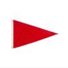 3x6' Gale Storm Warning Nautical Boating Signal Triangle Pennant, Made in USA view 1