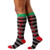 Charter Club Women's Navidad Striped Holiday Knee-High Socks view 1
